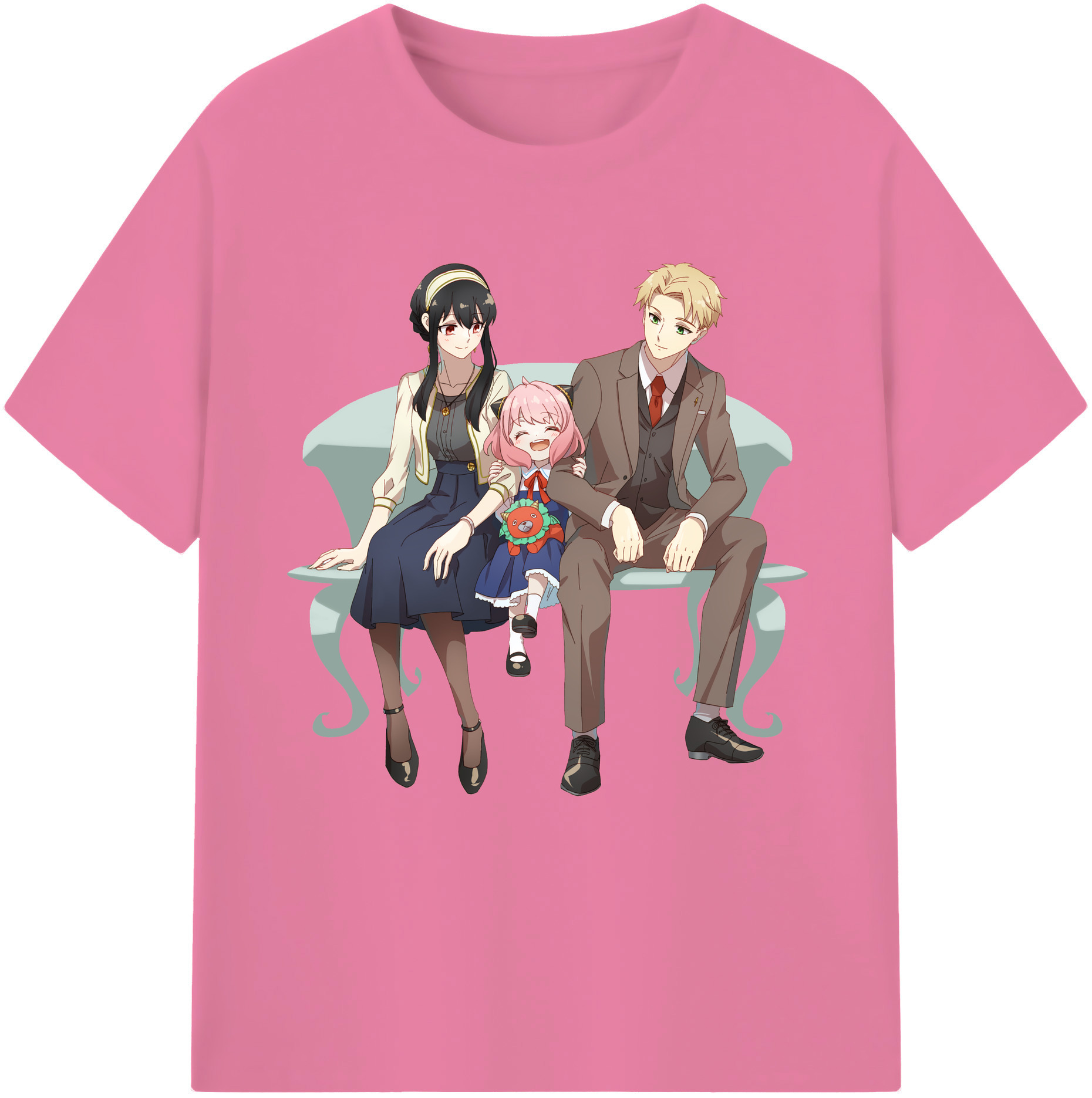 （画像用） SPY×FAMILY间谍家家酒 綿100％半袖Tシャツ（フロントプリント）